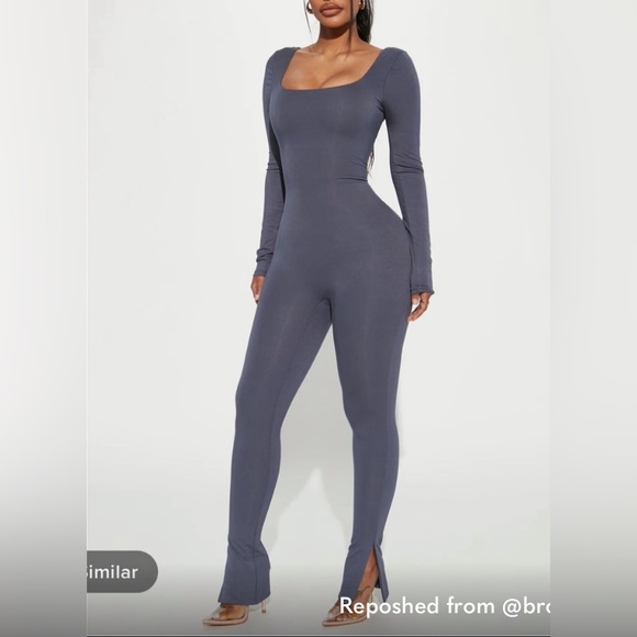 Double Lined Jumpsuit - Picture 1 of 3